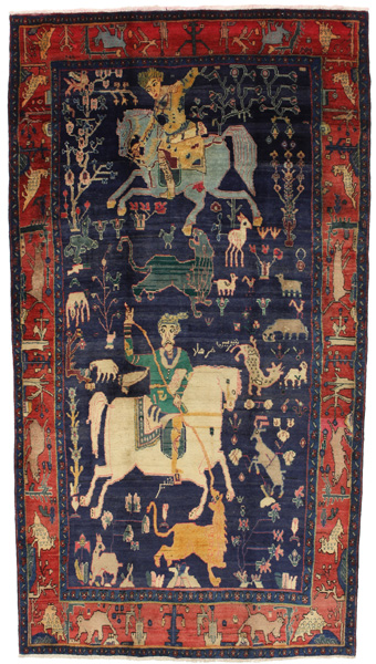 Bijar - Kurdi Persian Rug 333x180
