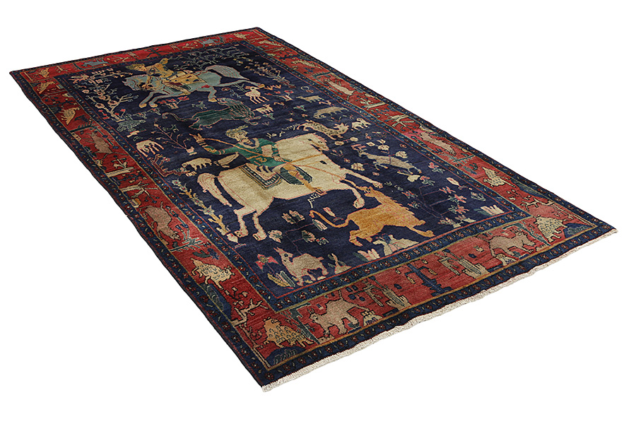 Bijar - Kurdi Persian Rug 333x180 - Picture 1