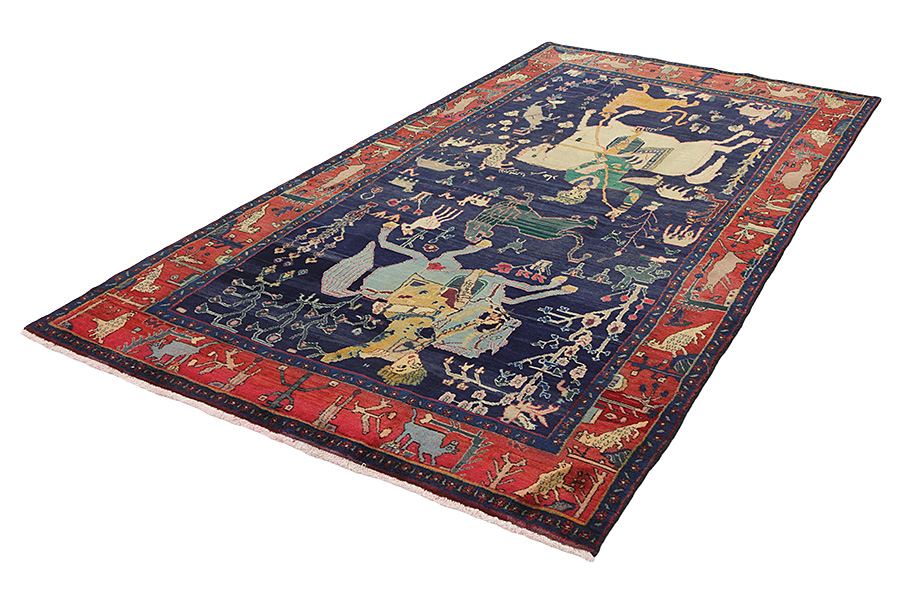 Bijar - Kurdi Persian Rug 333x180 - Picture 2