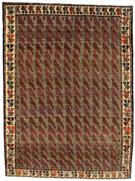 Gabbeh - Qashqai Persian Rug 279x206