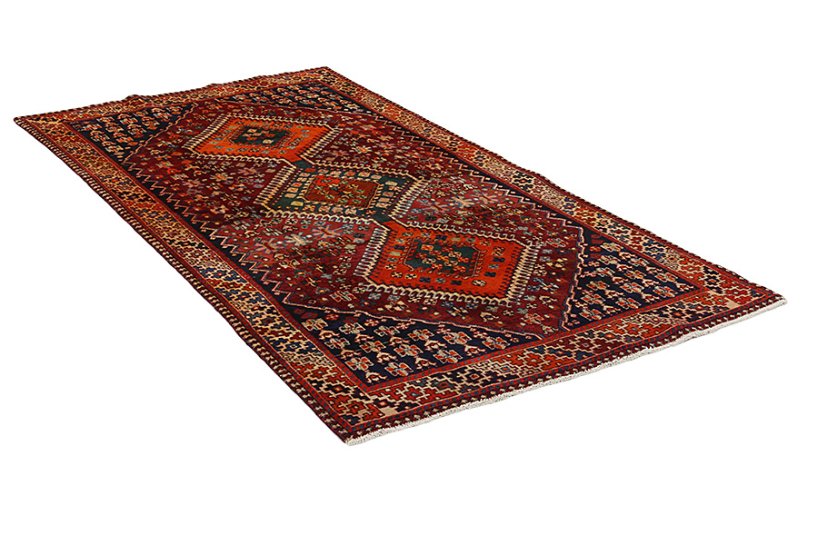 Qashqai Persian Rug 281x146 - Picture 1