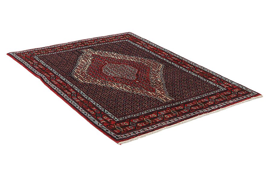 Senneh - Kurdi Persian Rug 166x125 - Picture 1
