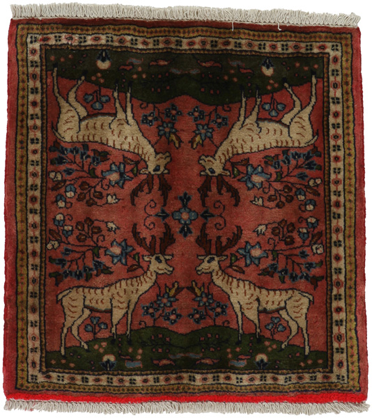 Bijar - Kurdi Persian Rug 68x62