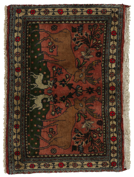 Bijar - Kurdi Persian Rug 50x73