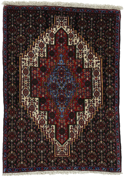 Senneh - Kurdi Persian Rug 105x74
