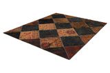 Patchwork Persian Rug 243x205 - Picture 2