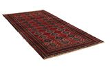 Turkaman - old Persian Rug 267x137 - Picture 1