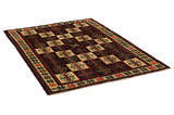 Gabbeh - Bakhtiari Persian Rug 214x144 - Picture 1