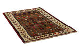 Gabbeh - Bakhtiari Persian Rug 200x124 - Picture 1