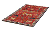 Gabbeh - Qashqai Persian Rug 216x122 - Picture 2