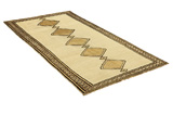 Gabbeh - Qashqai Persian Rug 226x112 - Picture 1