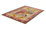Gabbeh - Qashqai Persian Rug 185x124 - Picture 2