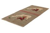 Gabbeh - Qashqai Persian Rug 244x107 - Picture 2