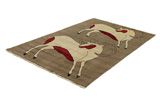 Gabbeh - Qashqai Persian Rug 210x148 - Picture 2