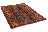 Gabbeh Persian Rug 205x142 - Picture 1