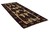 Bakhtiari - Qashqai Persian Rug 400x140 - Picture 1