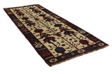 Bakhtiari - Qashqai Persian Rug 414x149 - Picture 1