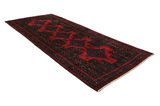 Senneh - Kurdi Persian Rug 375x160 - Picture 1