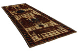 Bakhtiari - Qashqai Persian Rug 431x163 - Picture 1
