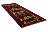 Bakhtiari - Qashqai Persian Rug 401x139 - Picture 1