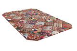 Patchwork Persian Rug 253x171 - Picture 1