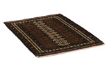Baluch - Turkaman Persian Rug 116x81 - Picture 1