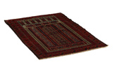 Baluch - Turkaman Persian Rug 138x88 - Picture 1