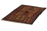 Baluch - Turkaman Persian Rug 131x84 - Picture 2